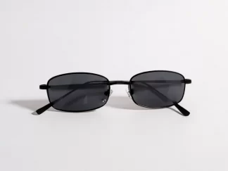 Rectangular Sunglasses Jet Black